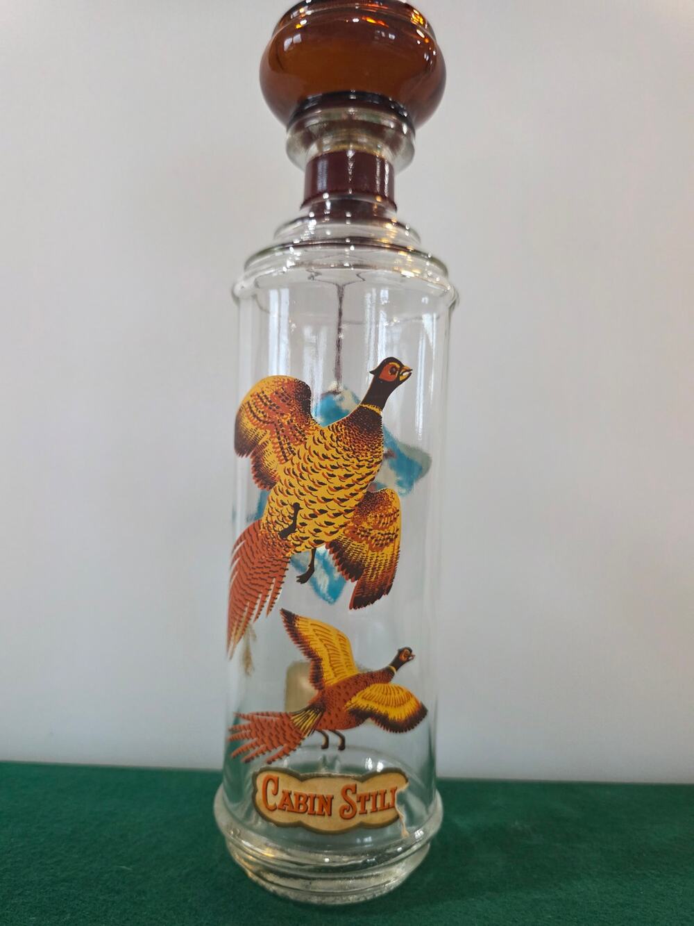 Cabin Still Sportsman Collection Glass Wildlife Decanters